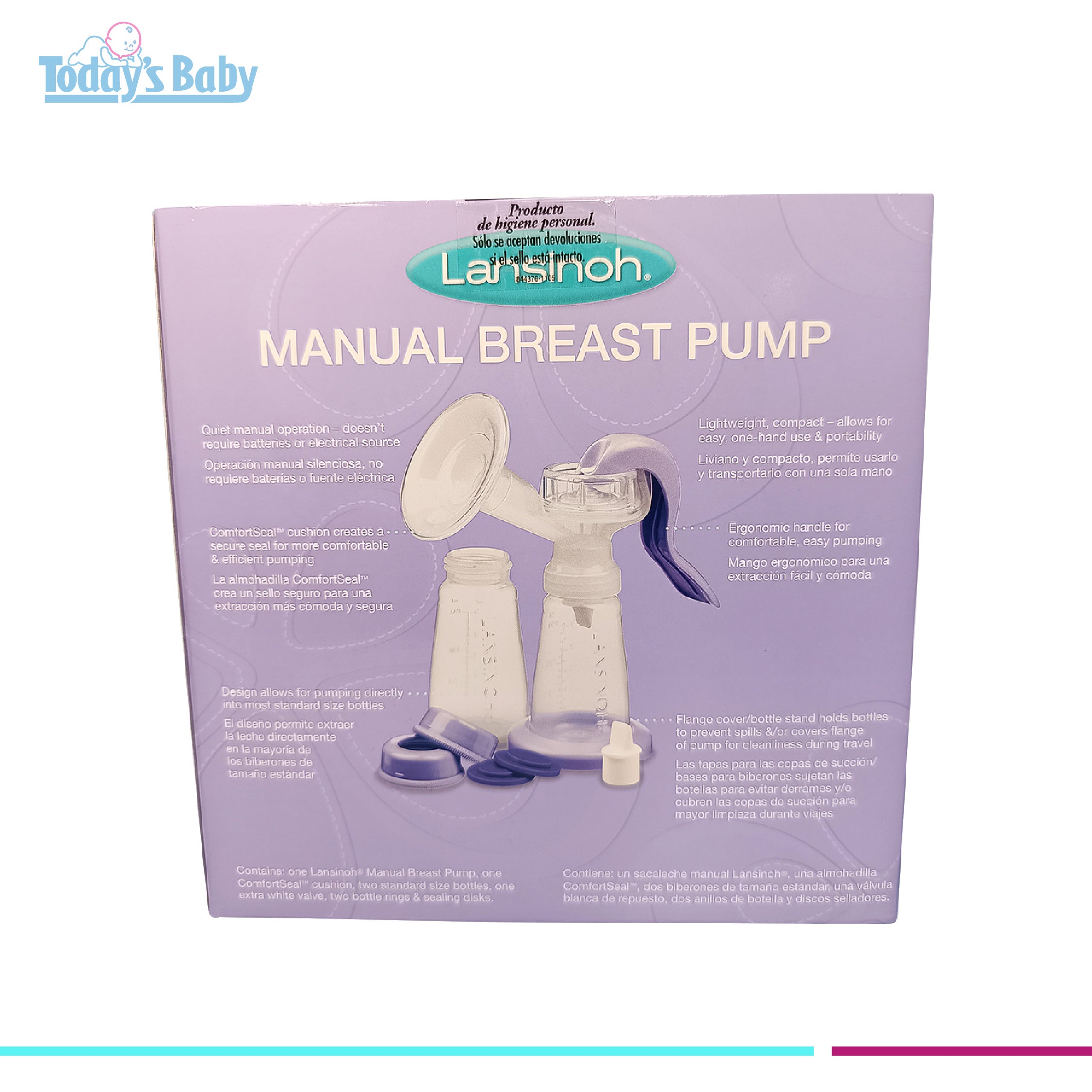 Extractor de leche manual Lansinoh