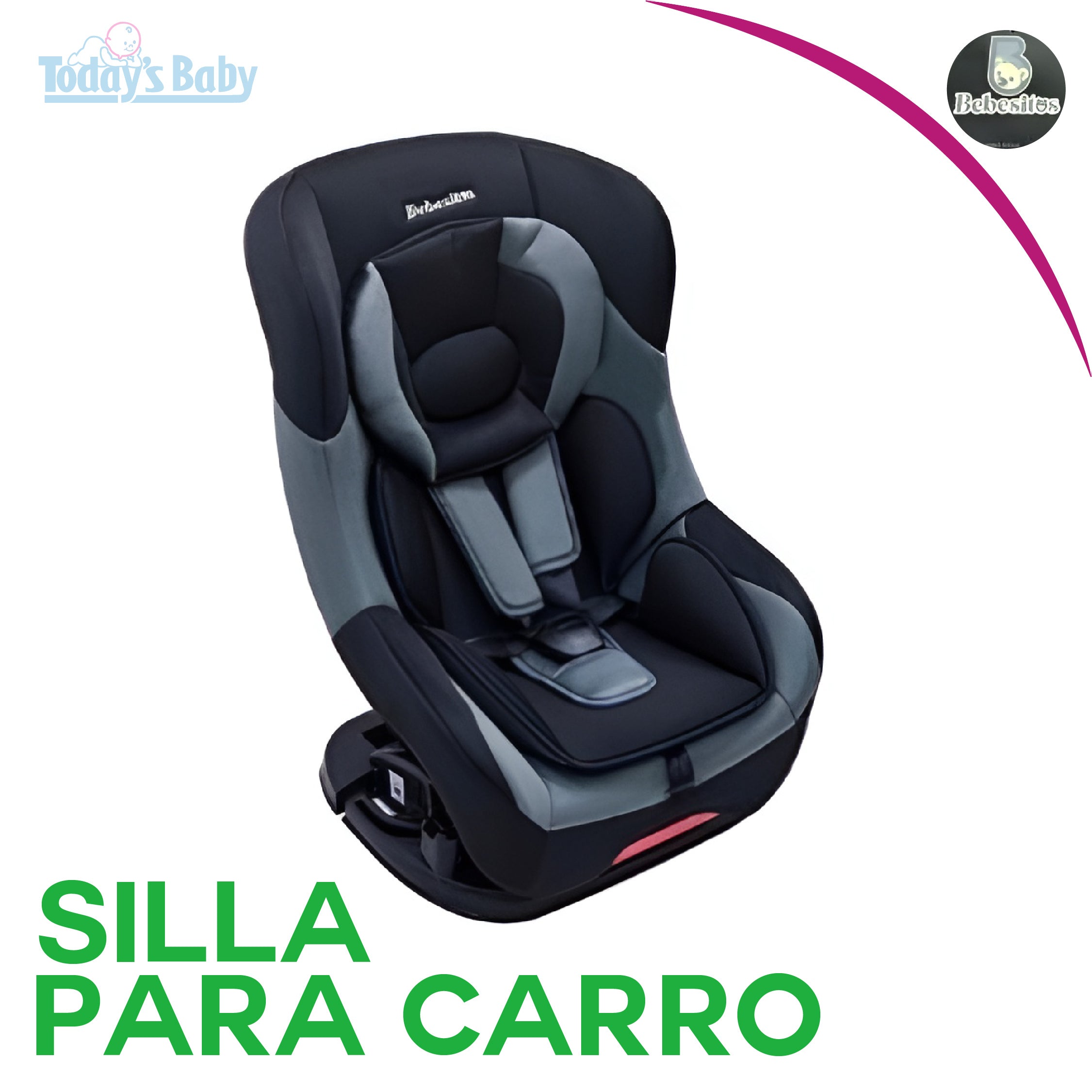 silla para carro bebesitos gris para bebé