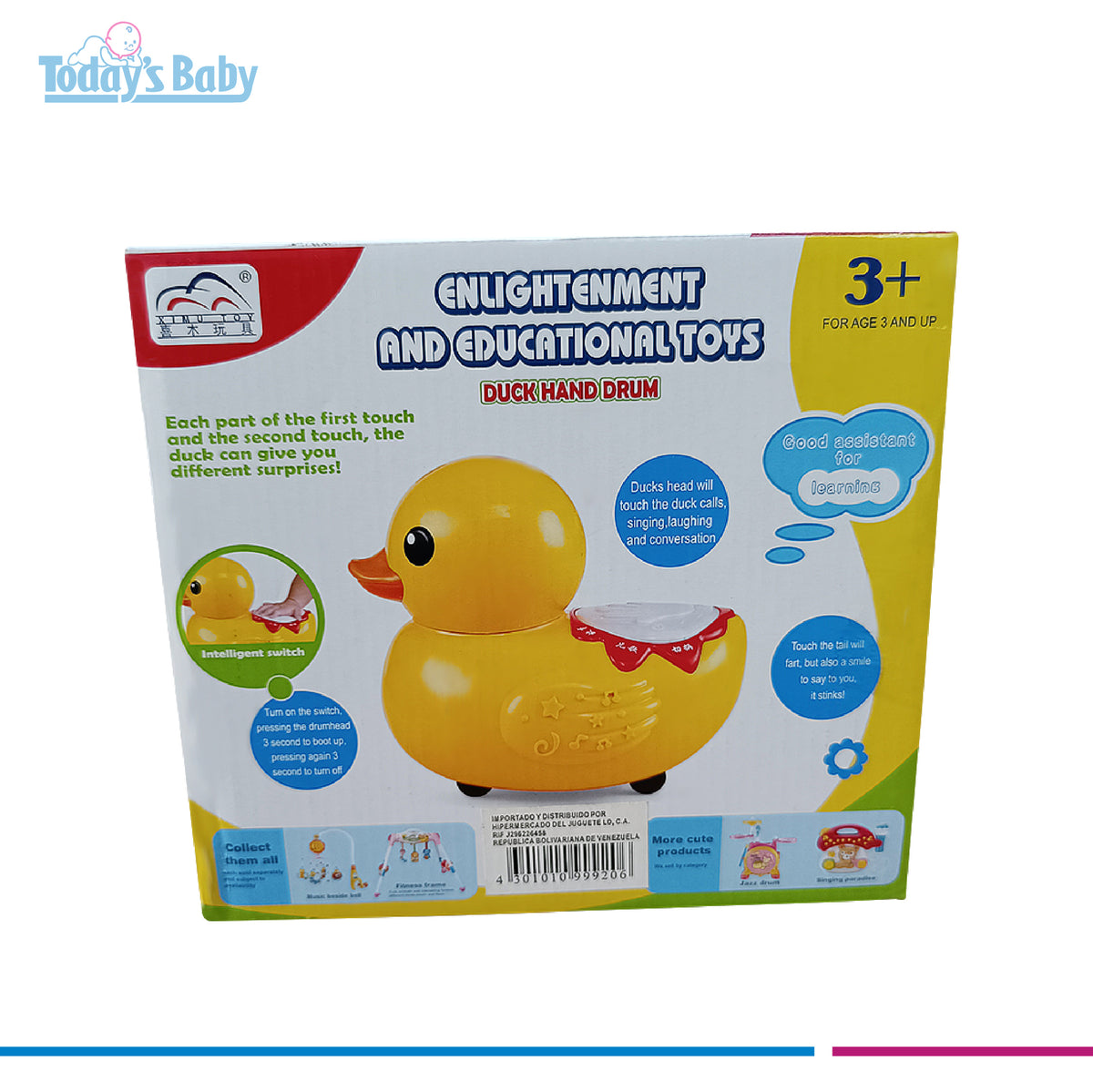 Juguete patito multifuncional