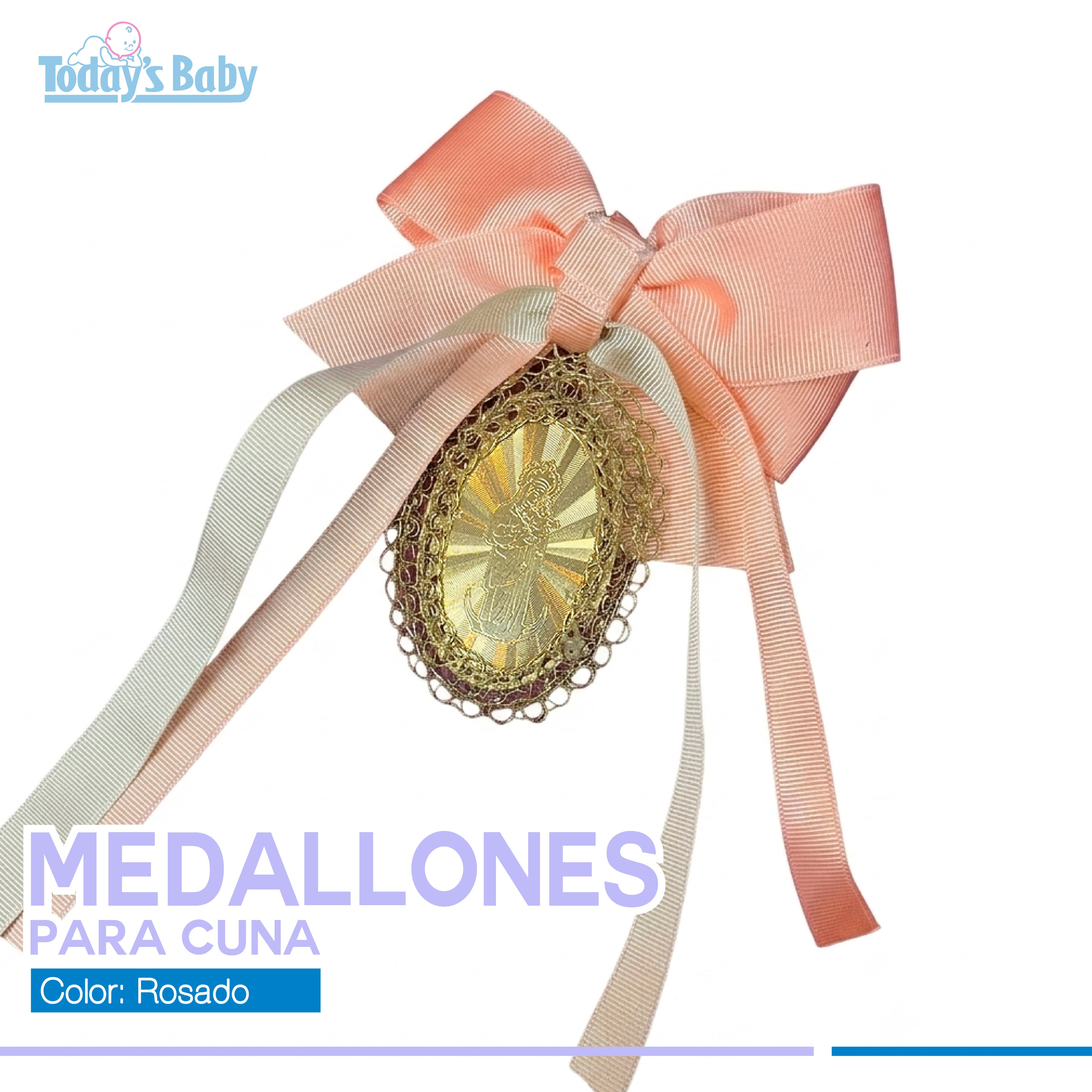 Medallon para cuna Rosado