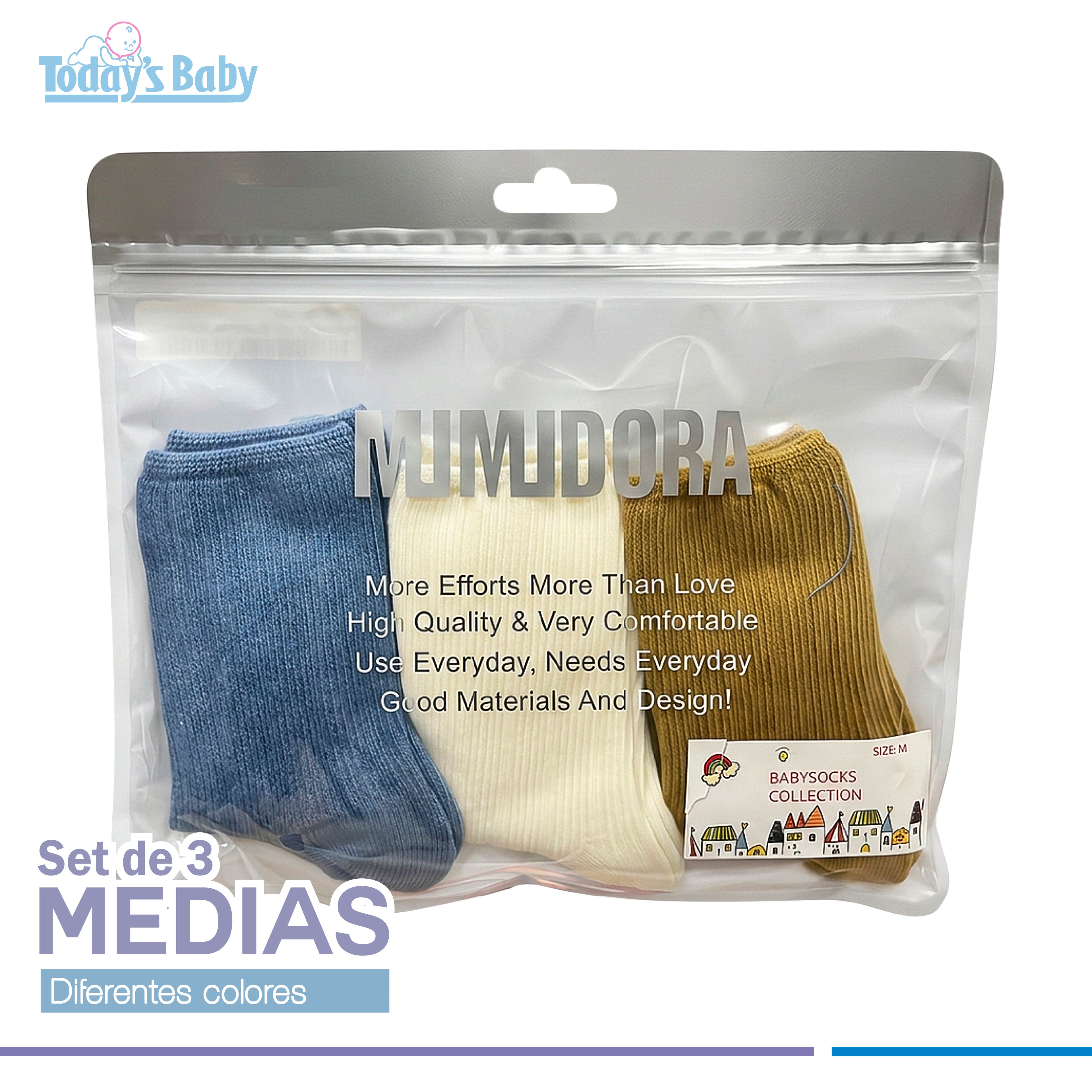 set de medias mimidora para bebé