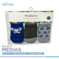set de medias wakid´s 0-6m para bebé