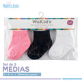 set de medias wakid´s 0-6m para bebé