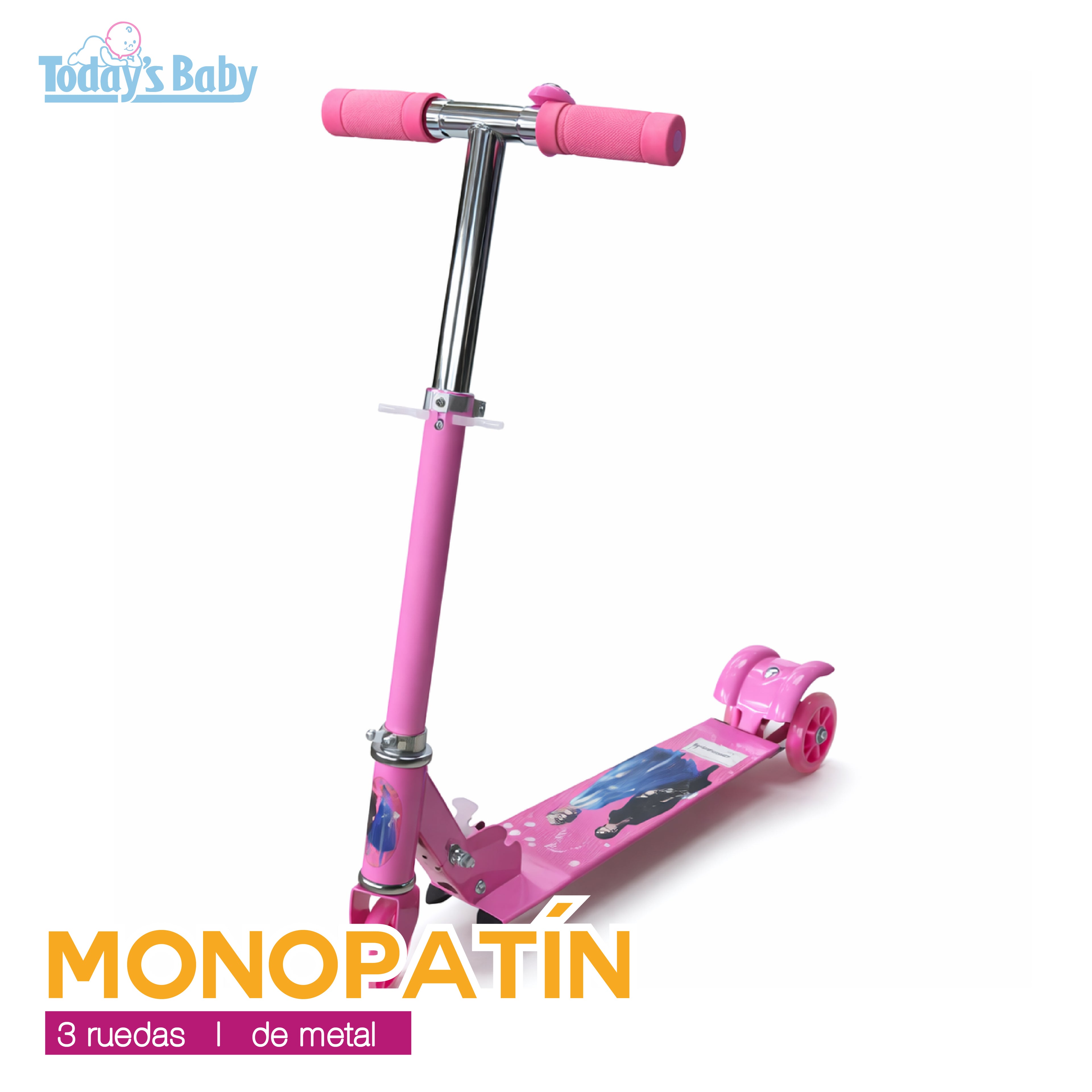 monopatin de metal 3 ruedas copia para bebé