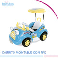 carrito montable con control remoto para bebé