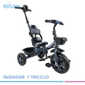 Triciclo Paseador Matrix Gris