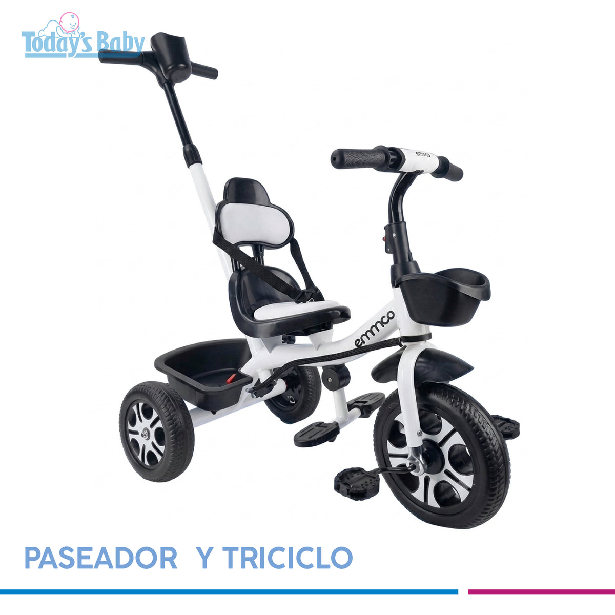 Triciclo Paseador Matrix Blanco