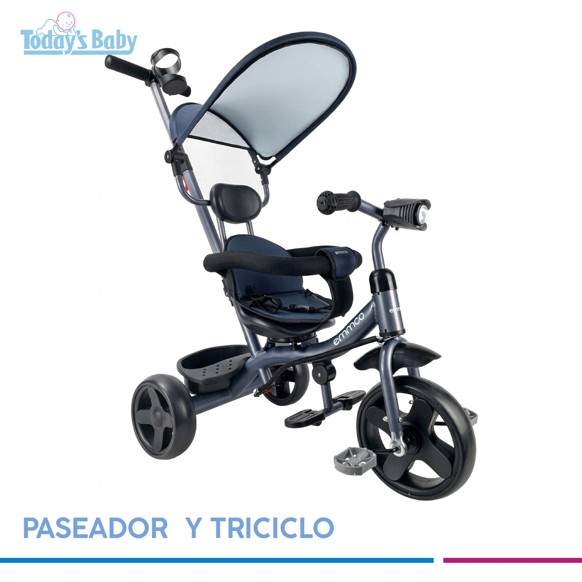 Triciclo Paseador Ranger Azul