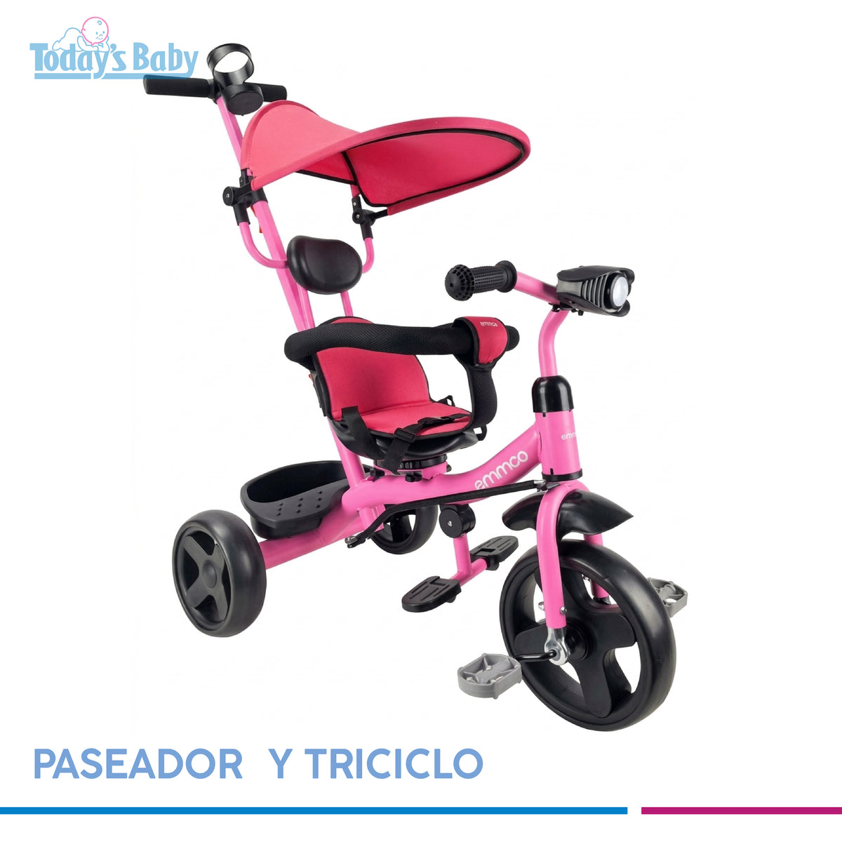 Triciclo Paseador Ranger Rosado
