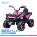 Cuatrimoto eléctrica Ruedas Small Rosada