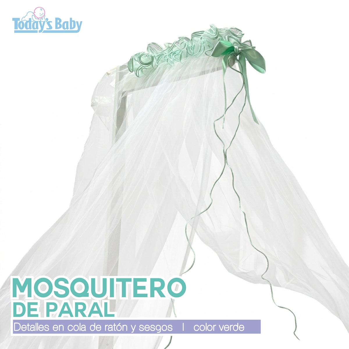 Mosquitero de paral para cuna