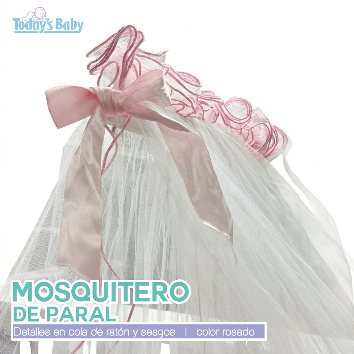 Mosquitero de paral para cuna