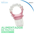 Alimentador de frutas pacificador rosado Wakid´s