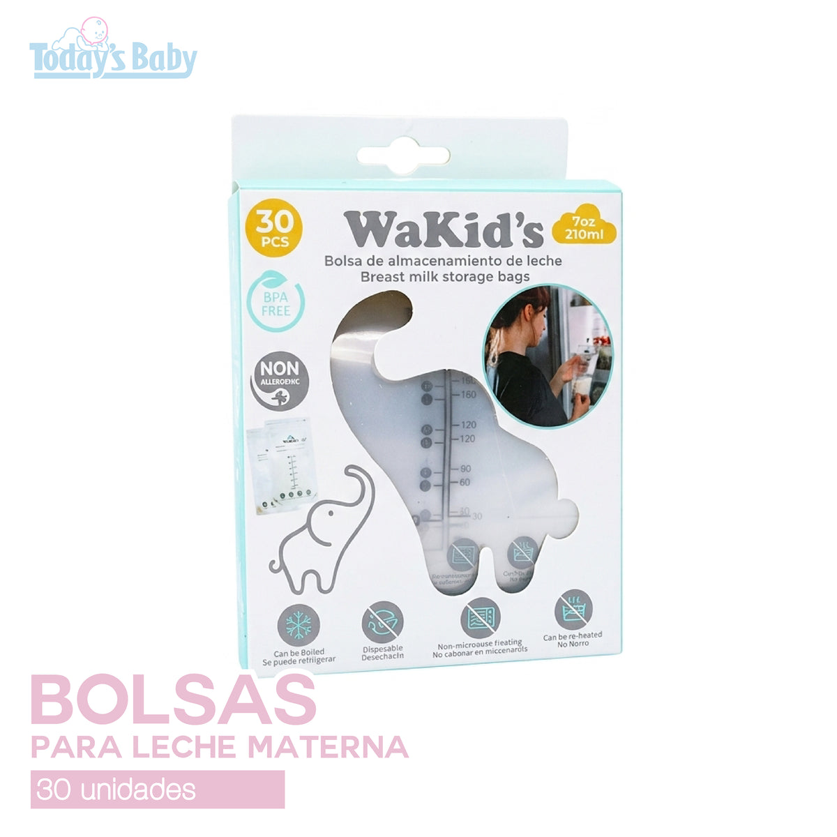 Bolsa de almacenamiento de leche Wakid´s