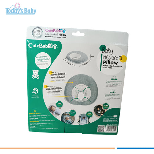 Almohada de cabeza plana para bebé +0m Cute Babies