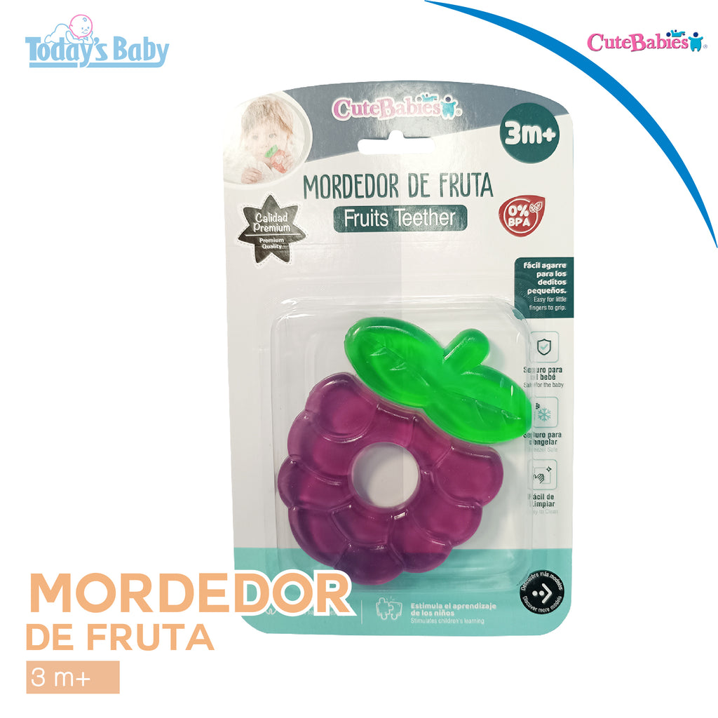 Mordedor para bebé de fruta 3m+ Cute Babies