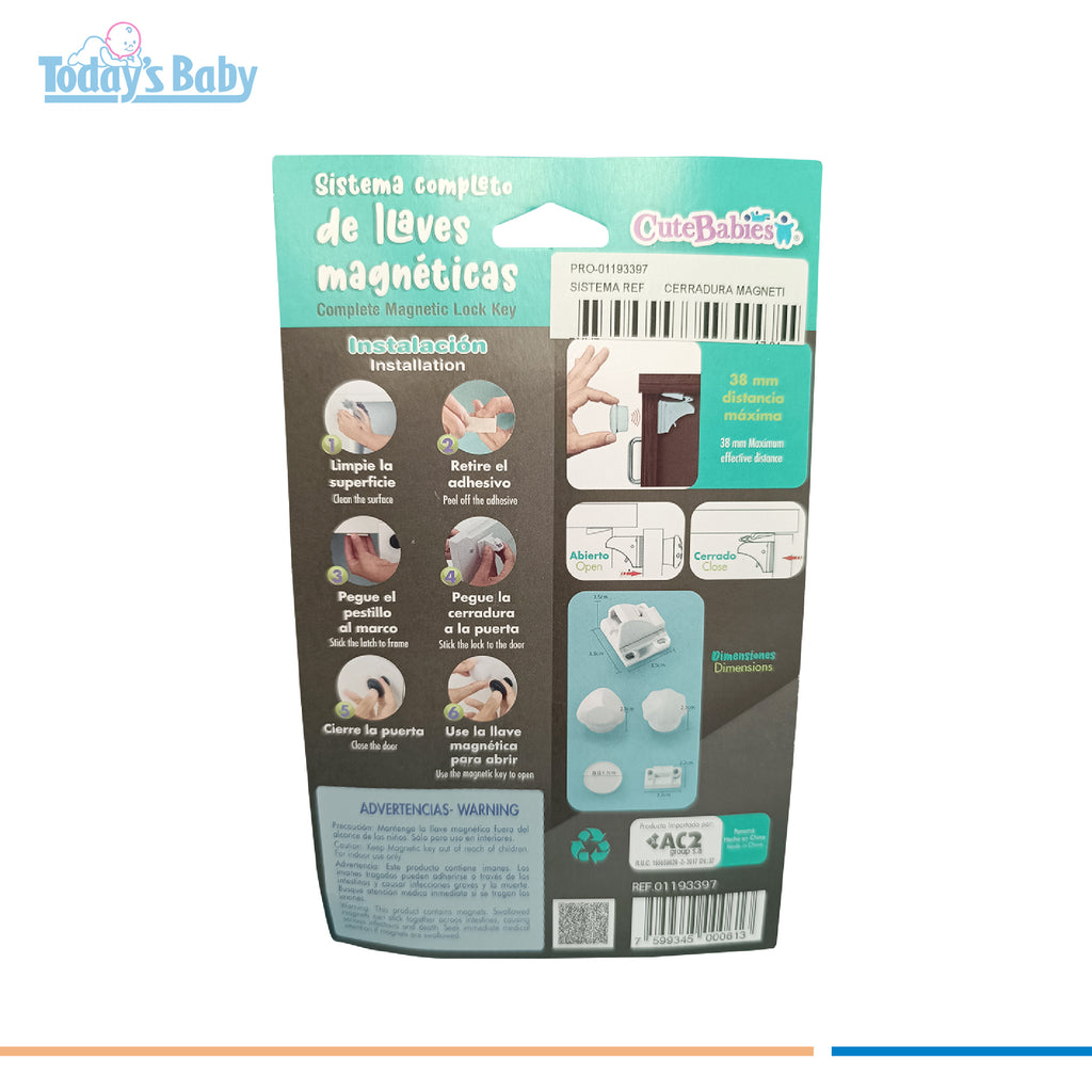Sistema completo de llaves magnéticas Cute Babies