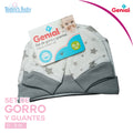 Set de Gorro y Manoplas 0-3m Genial