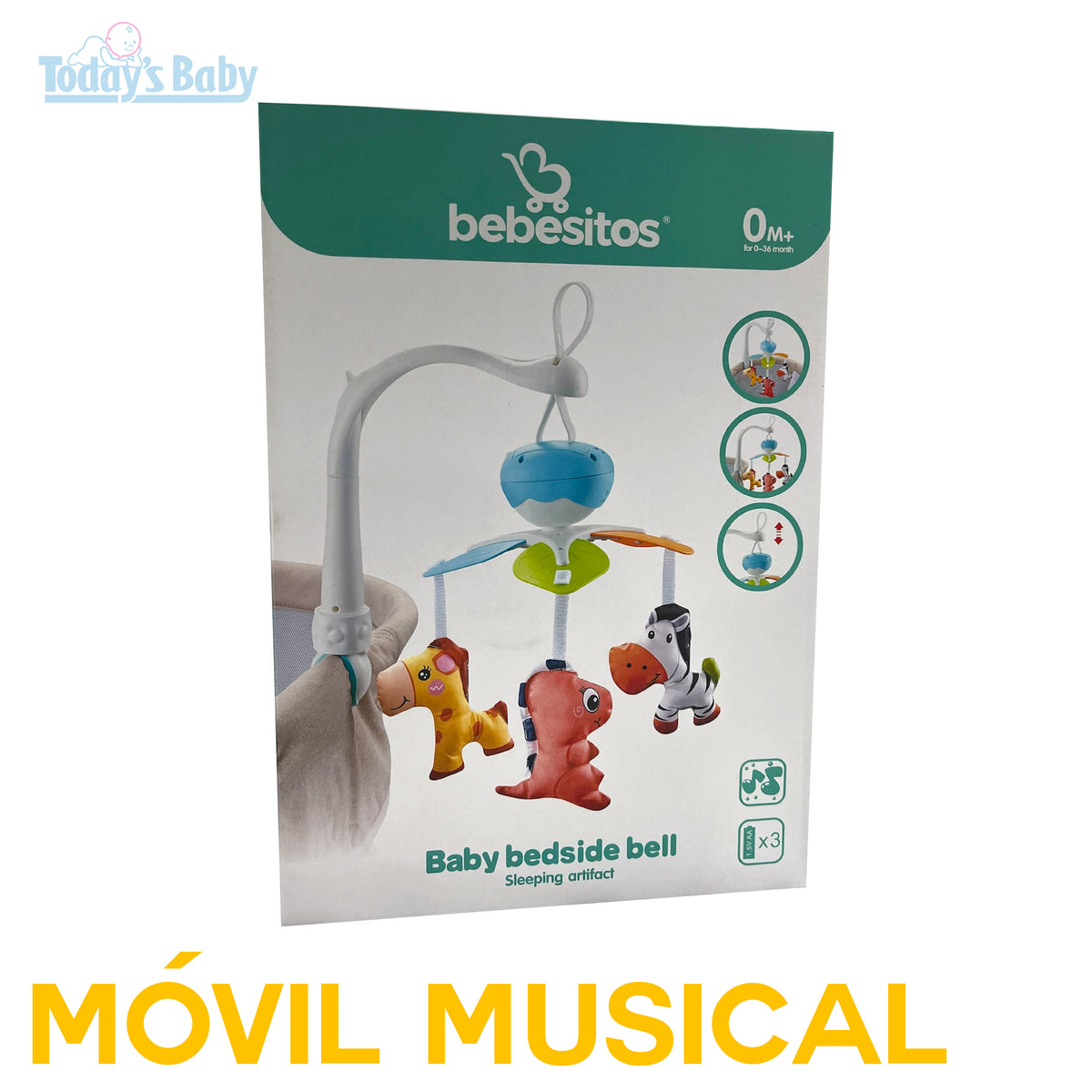 Movil Musical para corral y cuna