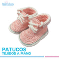 Patucos tejidos a mano