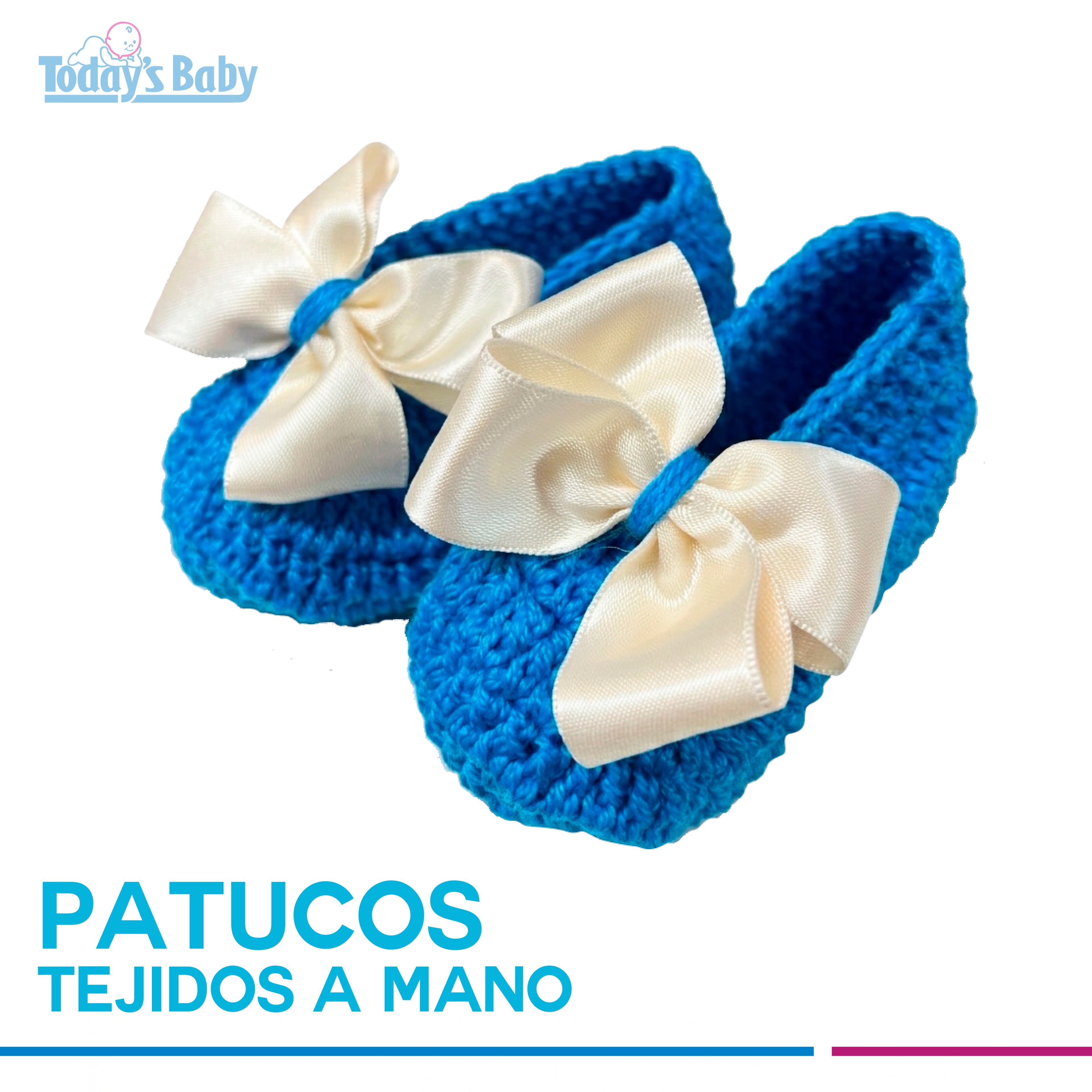 Patucos tejidos a mano