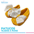 Patucos tejidos a mano