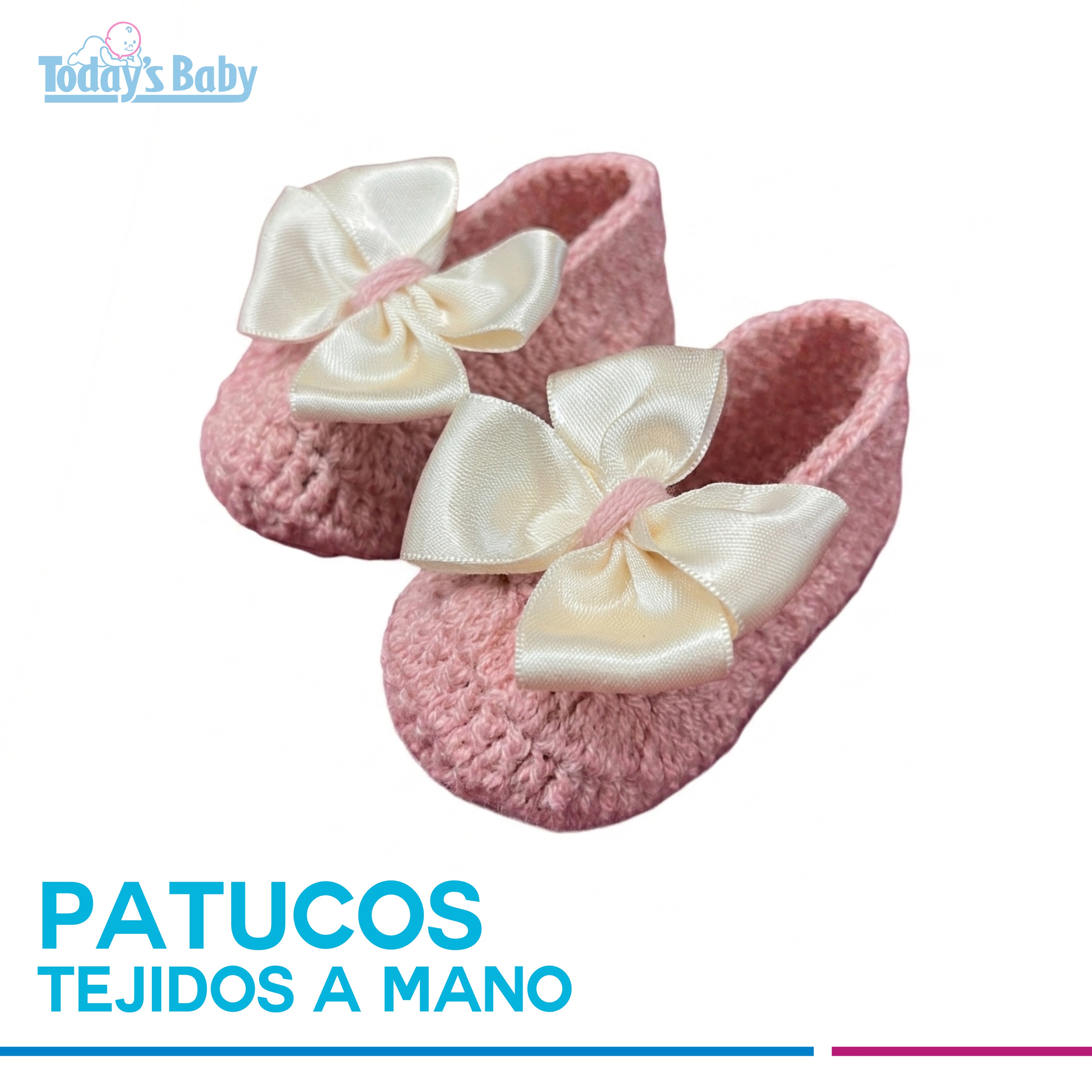 Patucos tejidos a mano