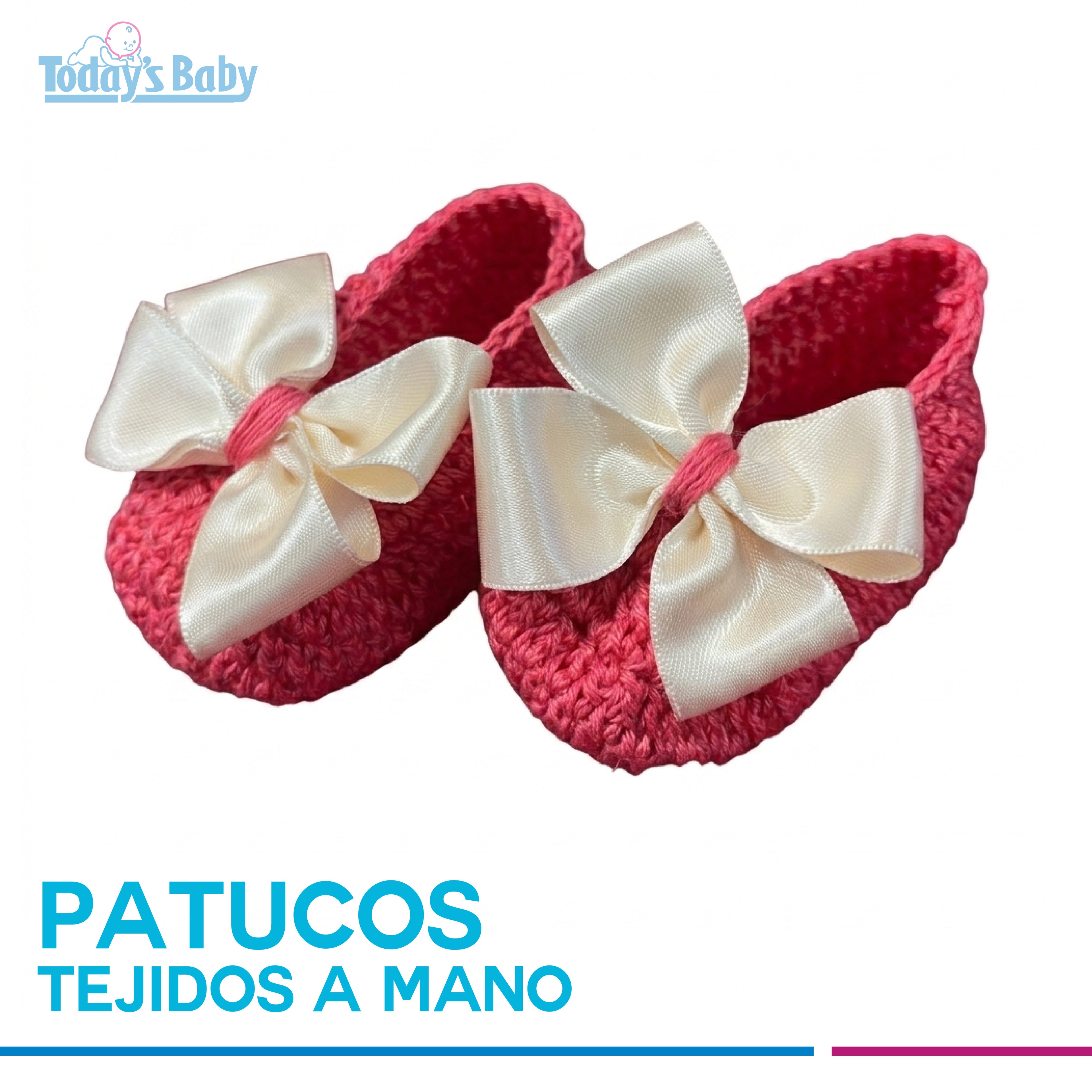 Patucos tejidos a mano