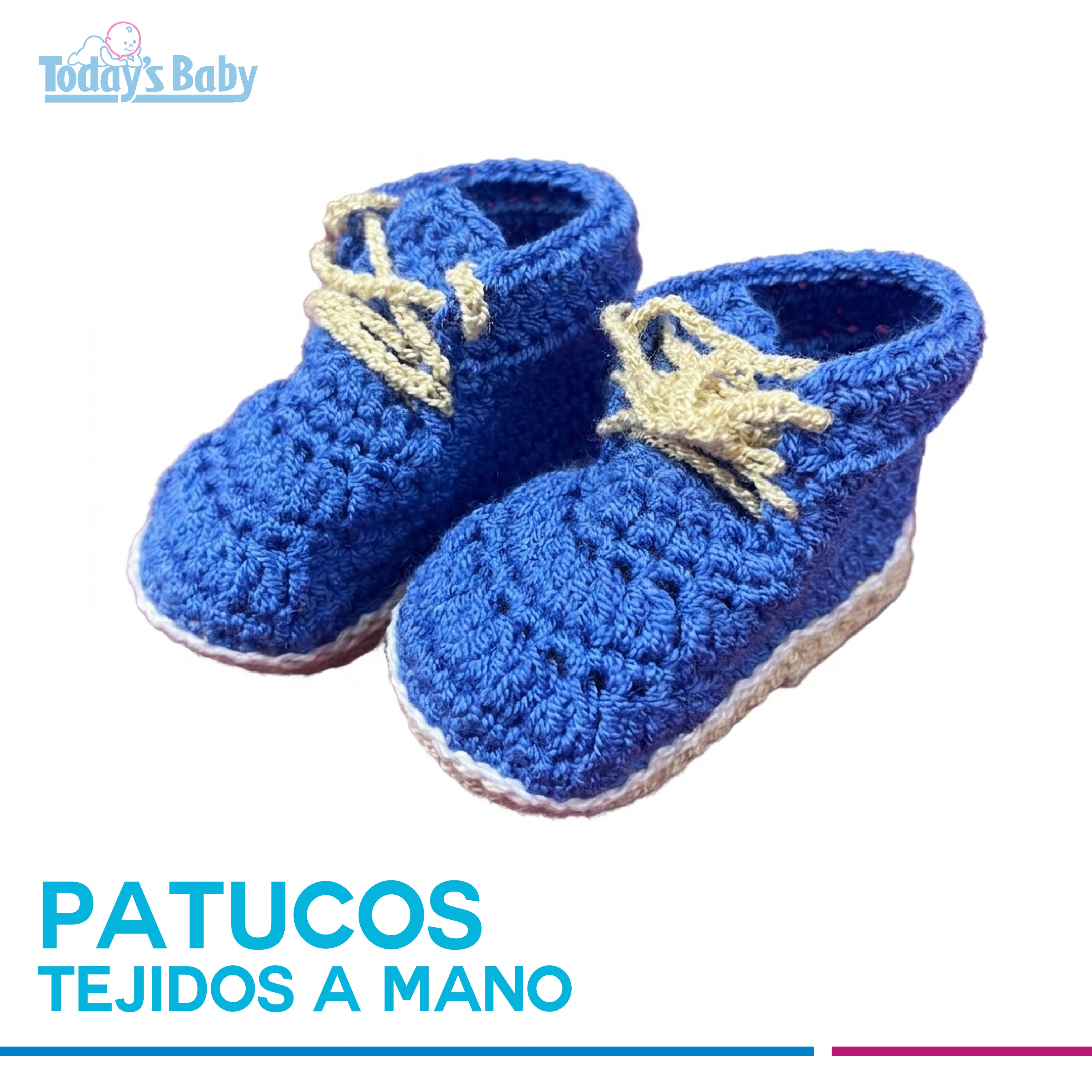 Patucos tejidos a mano