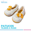 Patucos tejidos a mano