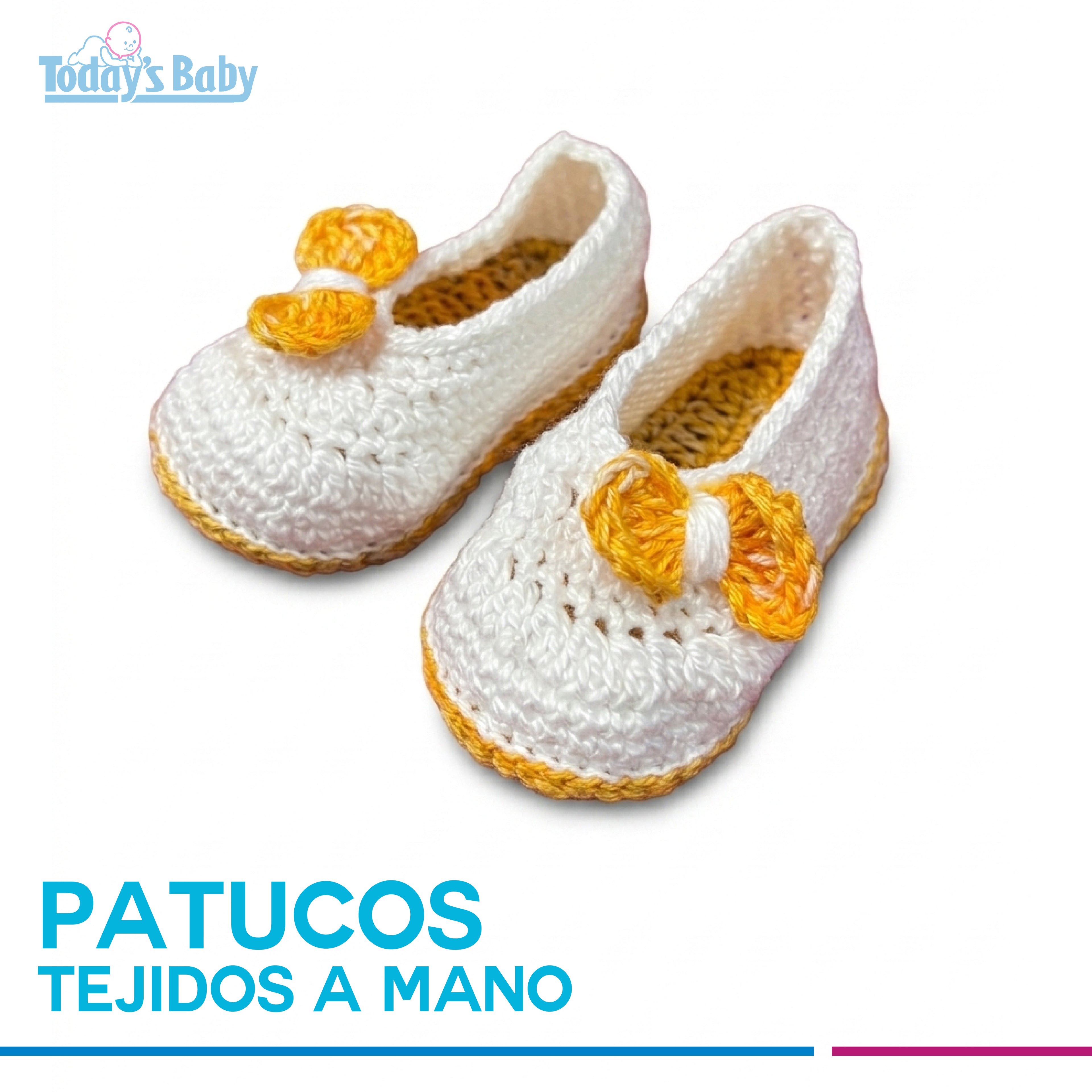 Patucos tejidos a mano