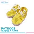 Patucos tejidos a mano