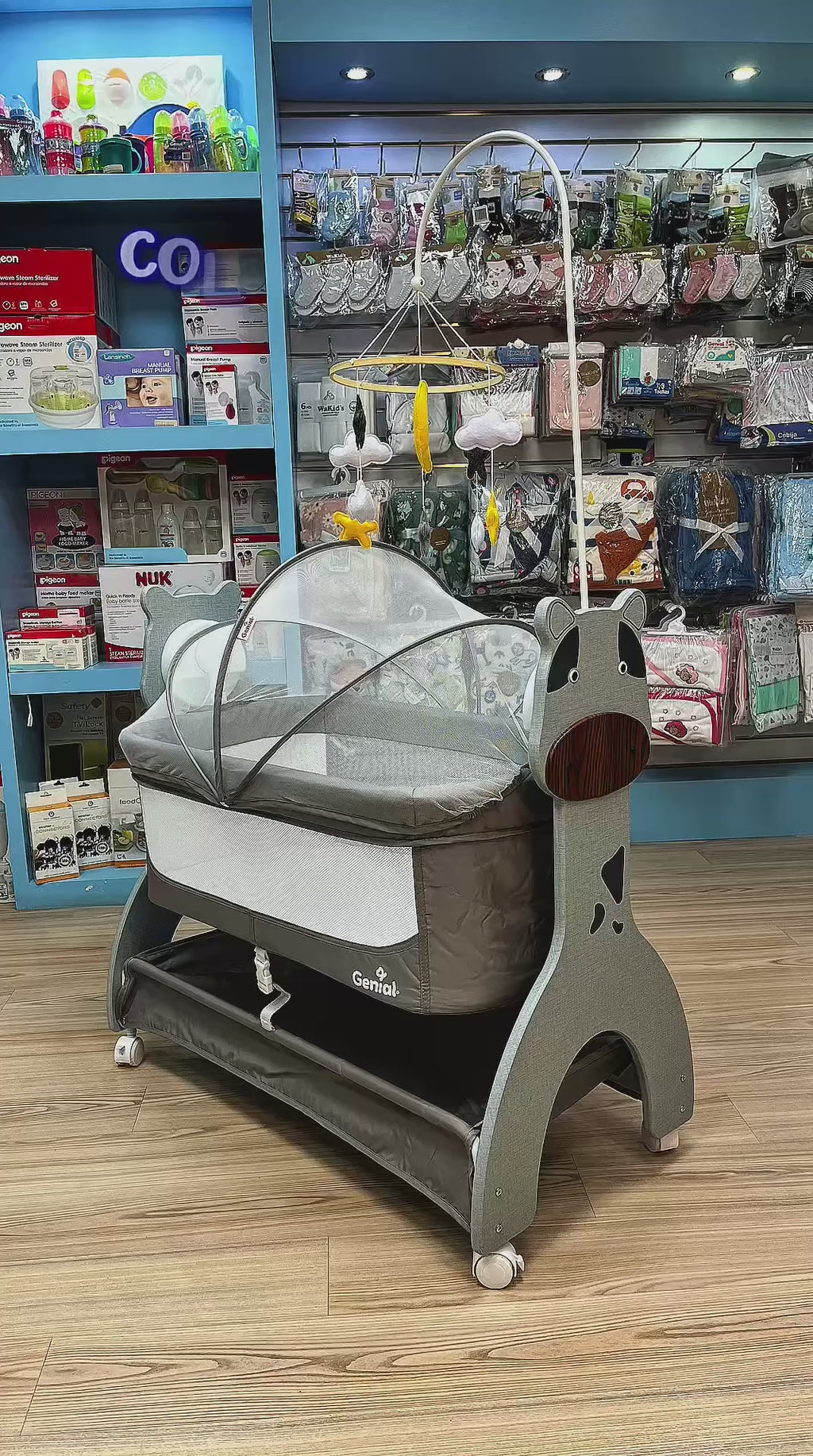 cuna colecho eléctrica genial para bebé