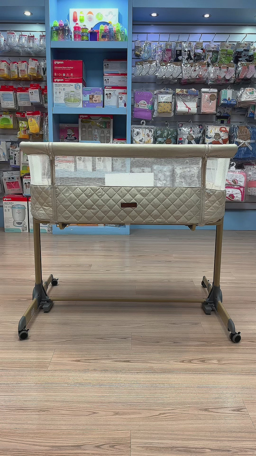 cuna colecho cute babies beige para bebé