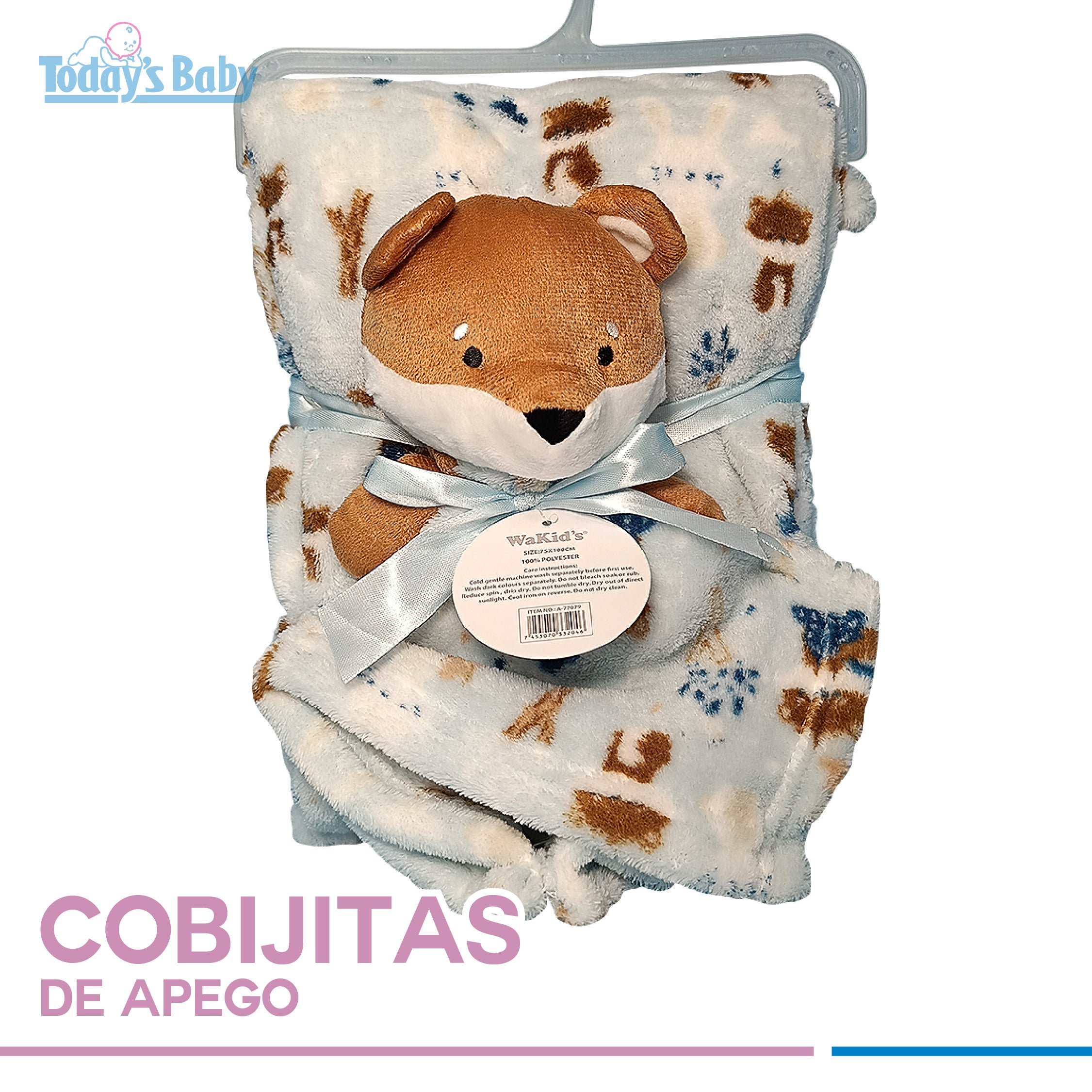 cobija de apego para bebe osito para bebé