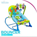 bouncer mecedor  color azul para bebé