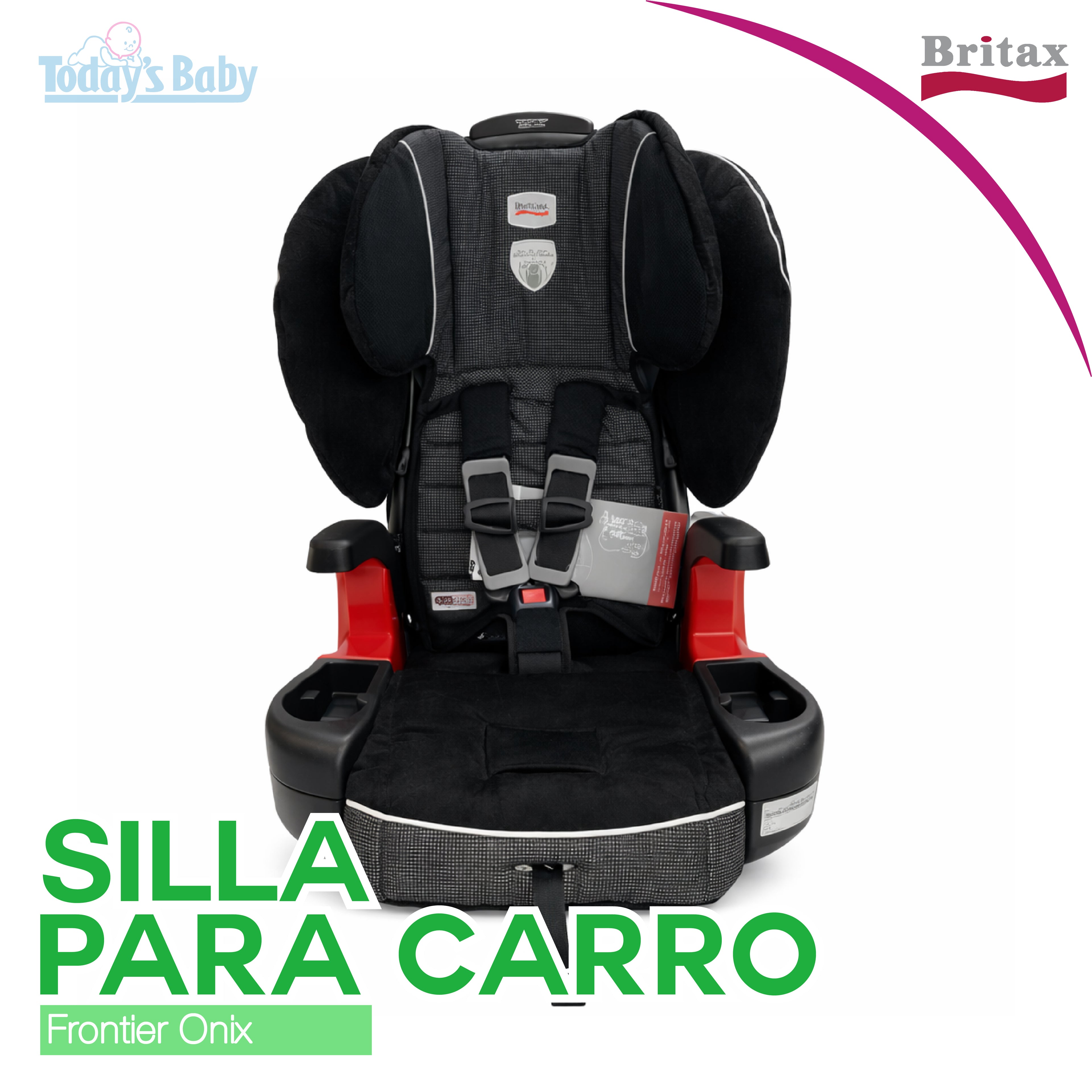 silla para carro britax frontier onix para bebé